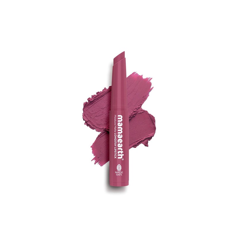 Mamaearth Moisture Matte Long Stay Mini Lipstick – 0.7 g – 08 Pink Tulip