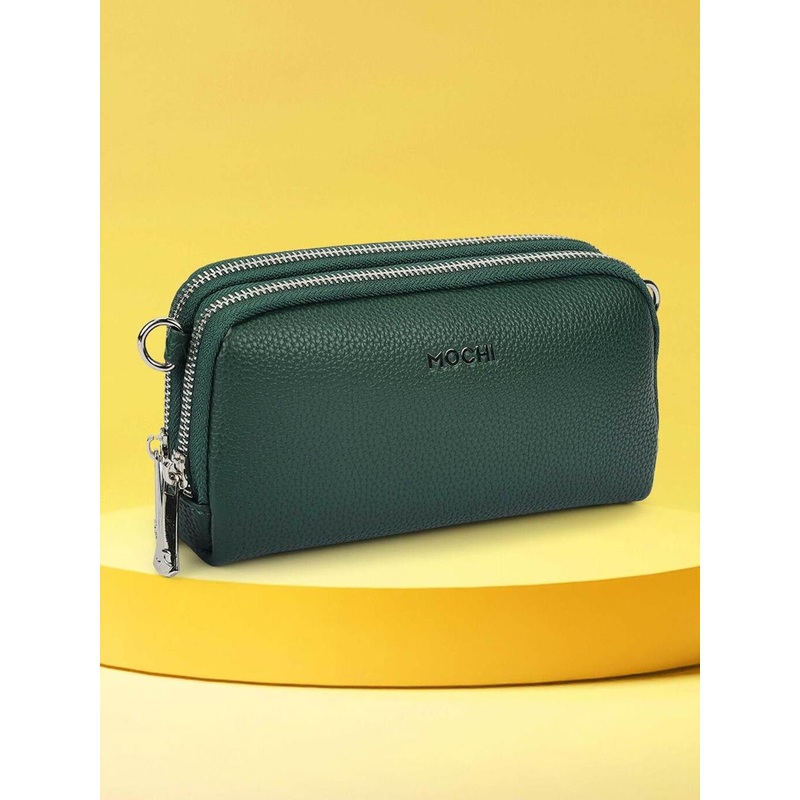 Mochi Women Textured Zip Around Wallet