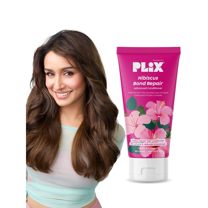 PLIX THE PLANT FIX Hibiscus Bond Repair Conditioner For Damaged, Frizzy Hair – 175 ml