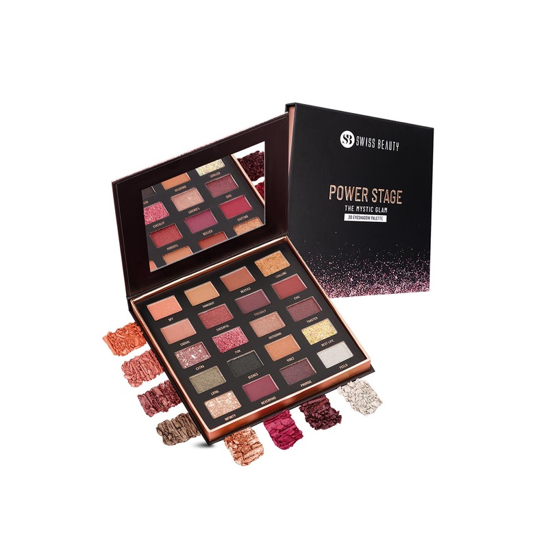 SWISS BEAUTY Power Stage Eyeshadow Palette 25 g – Mystic Glam 01