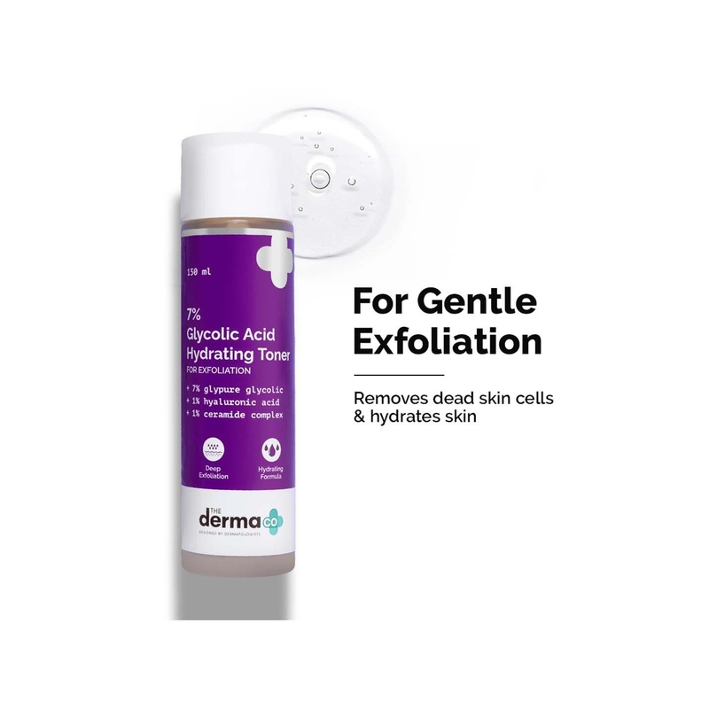 The Derma co. 7% Glycolic Acid Hydrating Toner For Exfoliation – 150ml