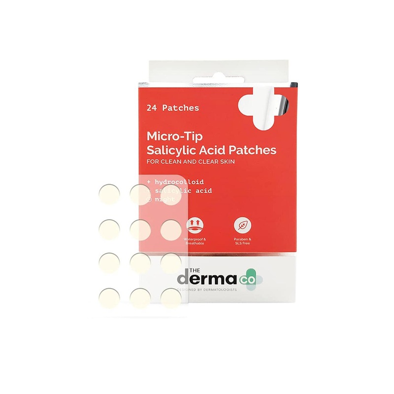 The Derma co. Unisex 24 Patches Micro-Tip Salicylic Acid Patches with Hydrocolloid