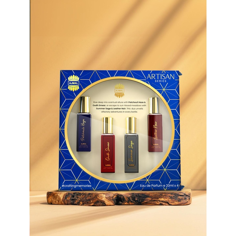 Artisan EDP Unisex Soft and Rich Scent Gift set Long Lasting Perfume – 4x20ml