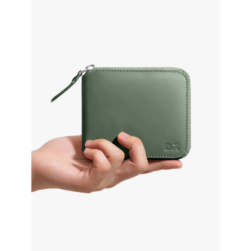 DailyObjects Women Green PU Zip Around Wallet