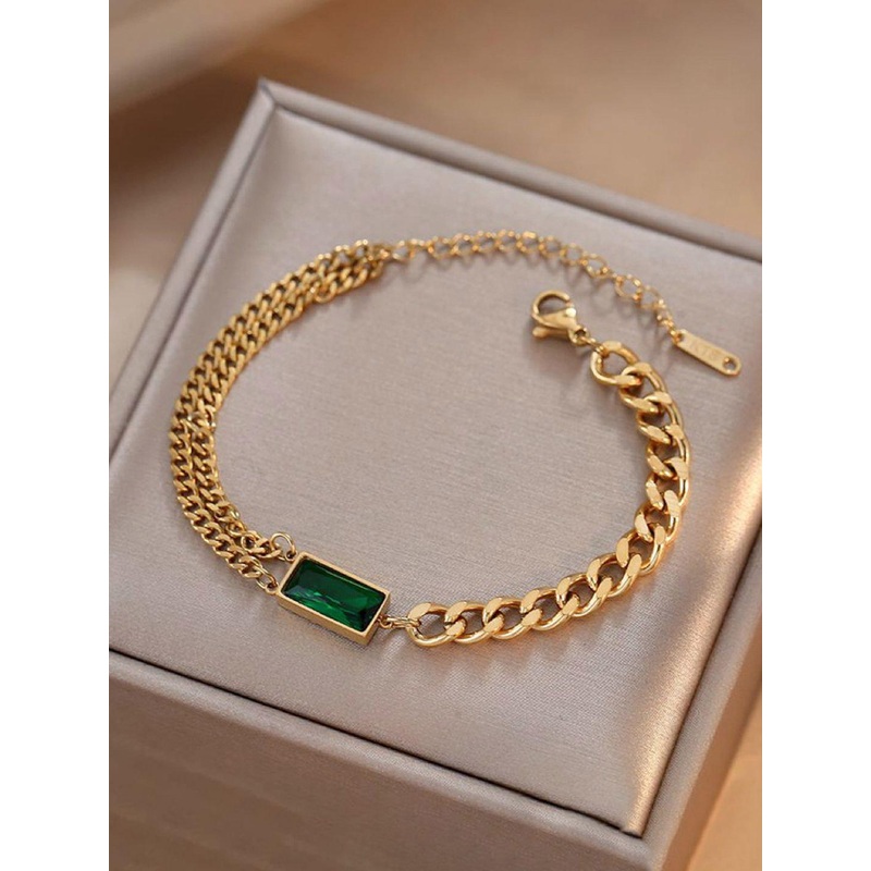 Designs & You Gold-Plated Stainless Steel Anti Tarnish Wraparound Bracelet