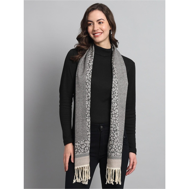 HANDICRAFT PALACE Printed Reversible Woollen Scarf