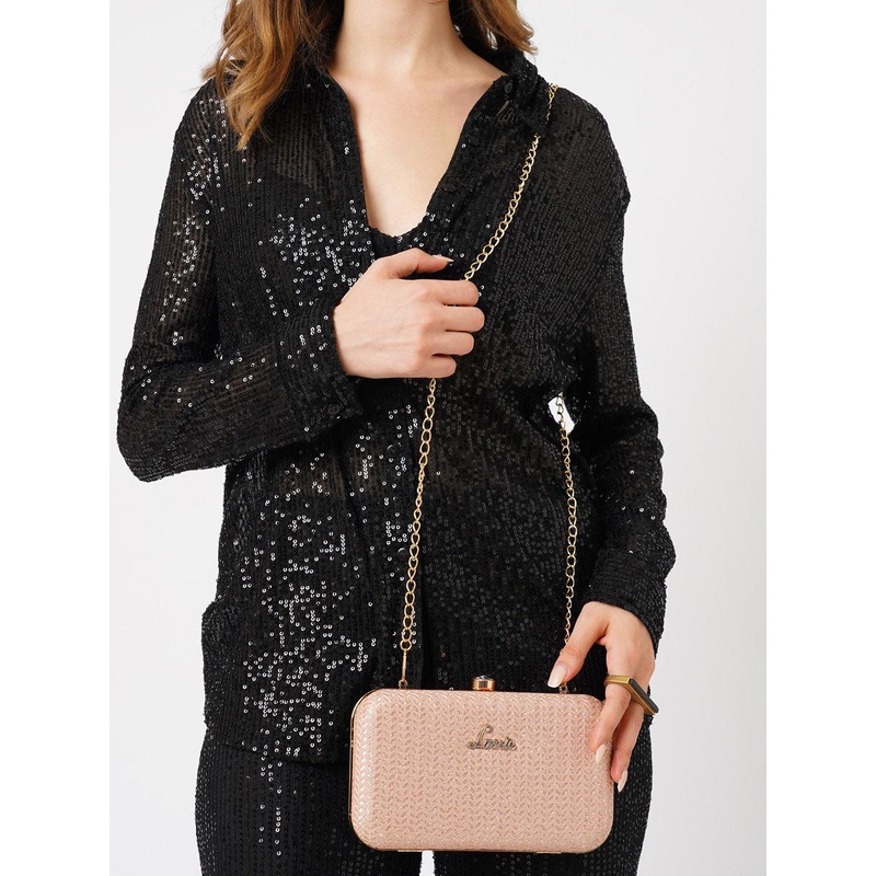 Lavie Women Sparkle Framed Clutch