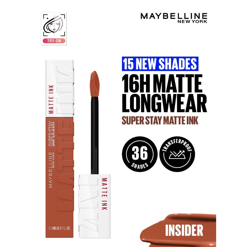 Maybelline New York Superstay Matte Ink Matte Liquid Lipstick 5ml – Insider