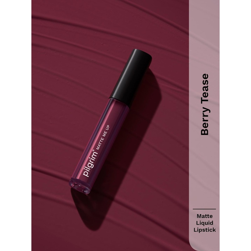 Pilgrim Matte Me Up Long Lasting Liquid Lipstick – 3ml – Berry Tease – 02