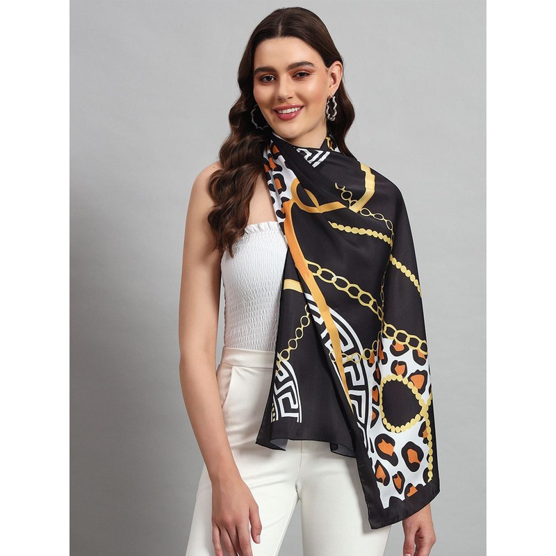 Ravaiyaa Women Printed Satin Scarf