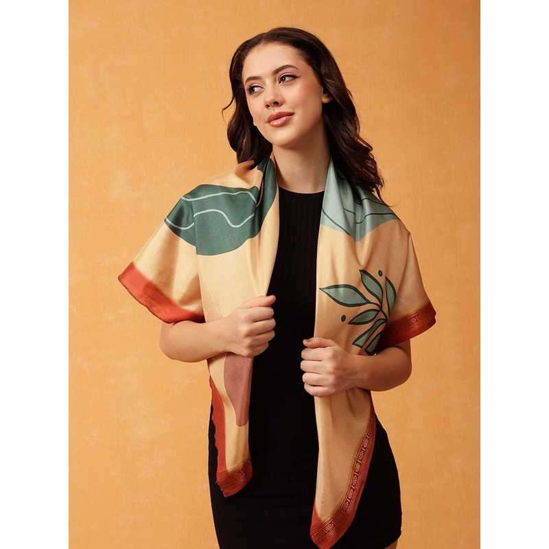 Silk Land Women Printed Scarf Scarves