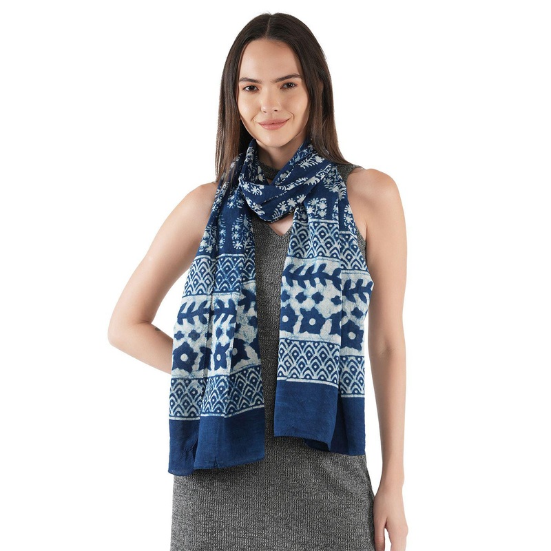 Style Shoes Floral Printed Cotton Stole