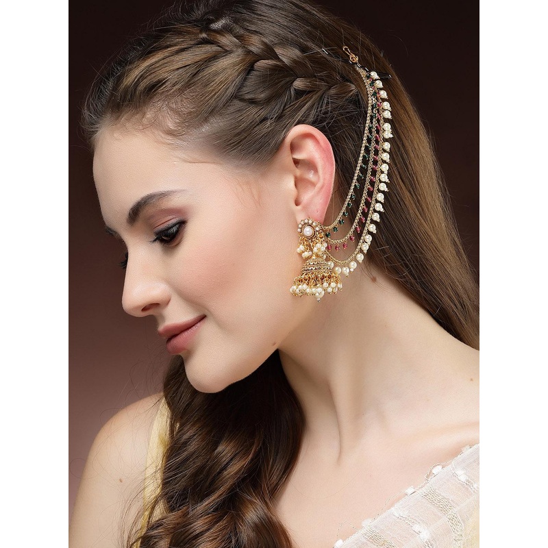 Anouk Gold-Plated Classic Ear Cuff Earrings