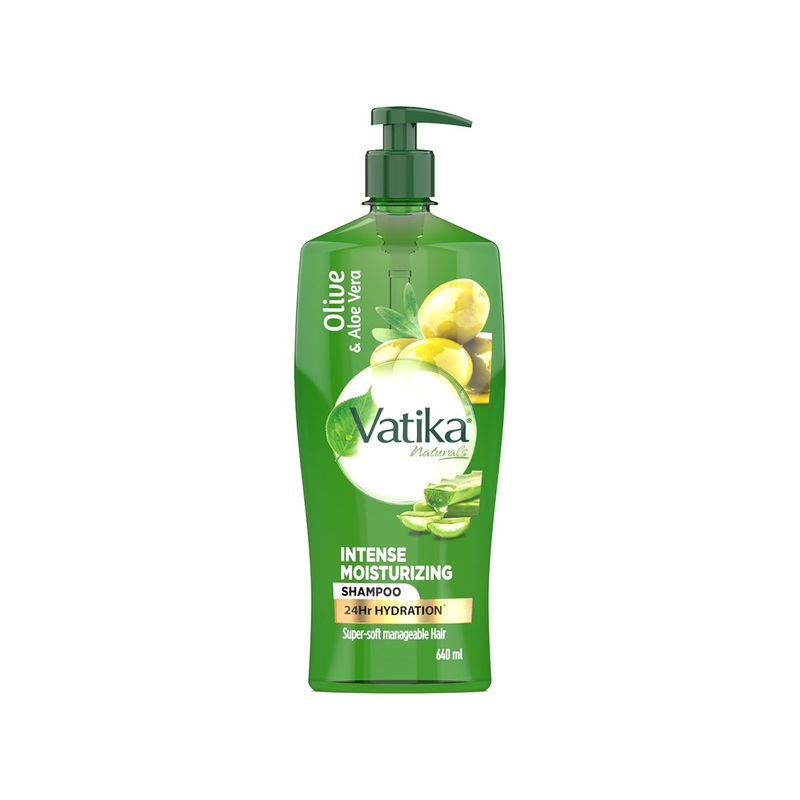 Dabur Vatika Aloe Vera & Olive Intense Moisturising Shampoo with No Parabens – 640ml