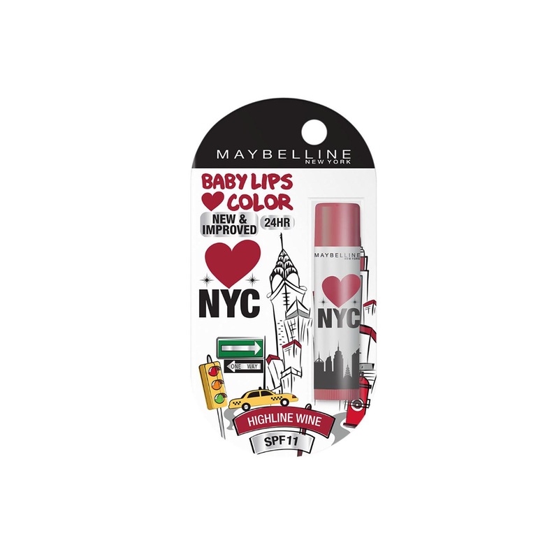 Maybelline New York Baby Lips Loves NYC Tinted Lip Balm For Dark Lips 4g – Highline Wine