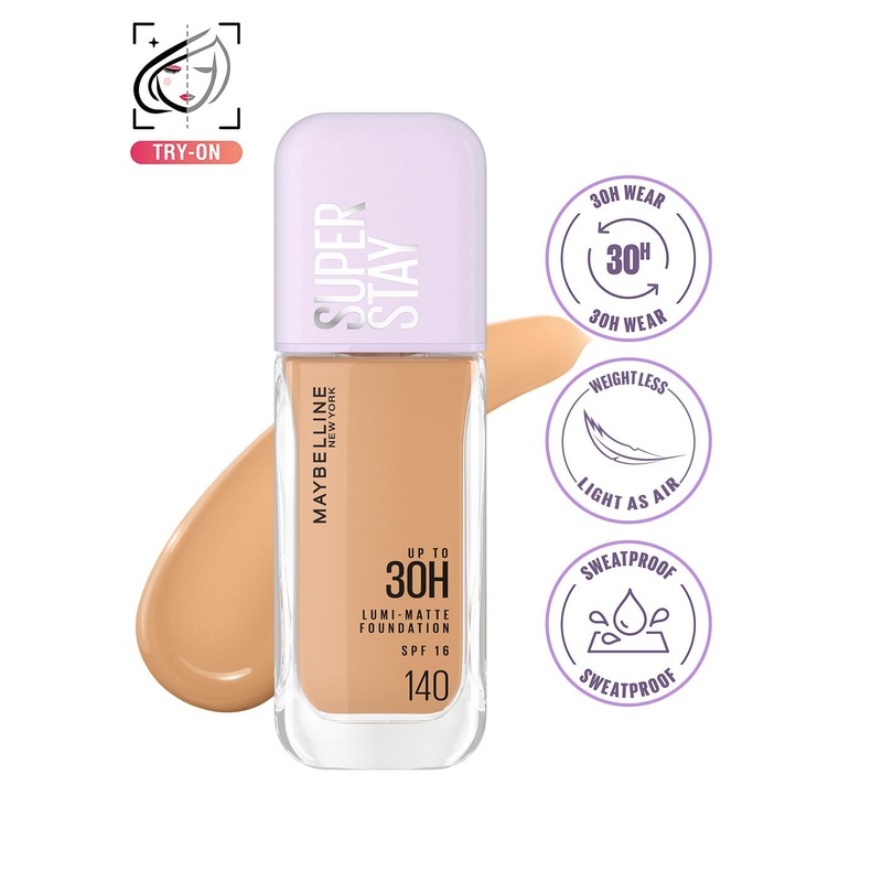 Maybelline New York Super Stay Lumi Matte Lightweight Liquid Foundation 35g – Shade 140