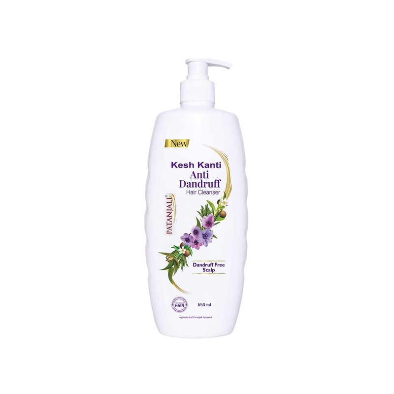 Patanjali Kesh Kanti Anti-Dandruff Hair Cleanser for Dandruff Free Scalp – 650 ml