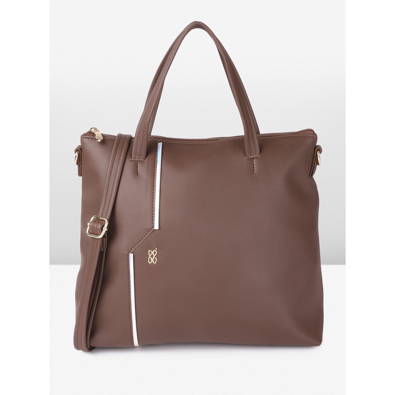 Baggit Lxe Movo 3T5 E Ziba Structured Handheld Bag with Iridescent Detail