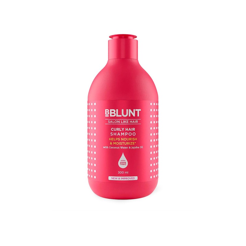 BBLUNT Curly Hair Shampoo with Coconut Water & Jojoba Oil – 300ml