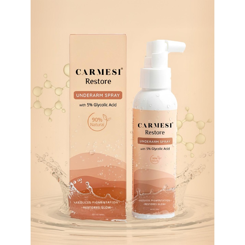 CARMESI Restore Underarm Spray With 5% Glycolic Acid- 120 ml