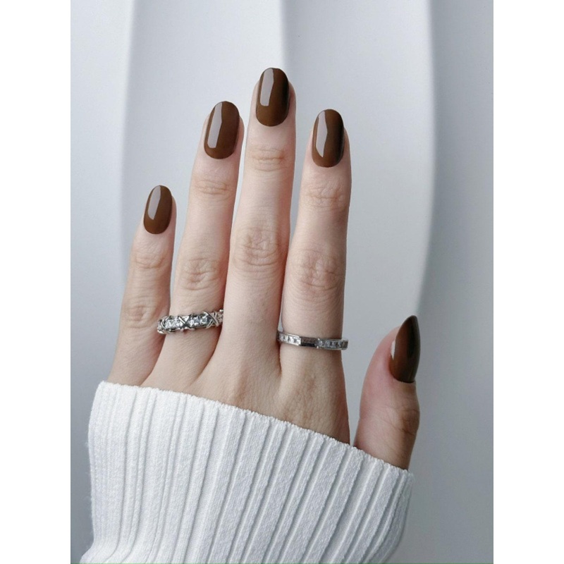 FEELHIGH 24-Pcs Long Lasting Quick Fix Artificial Nail Set – A01