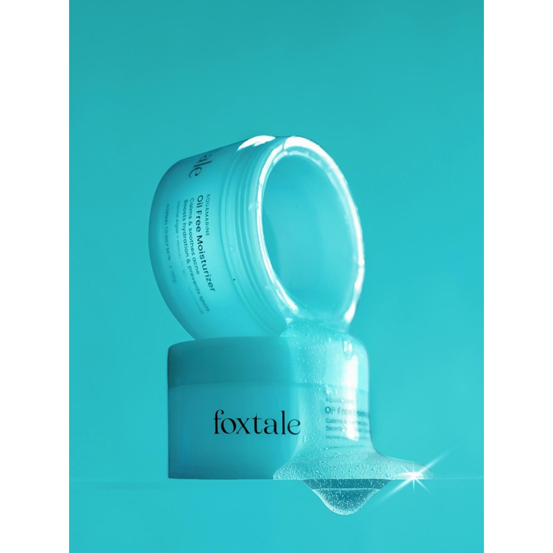 Foxtale Intense Hydrating Gel Moisturiser with Hyaluronic Acid for Glowing Skin – 100 g