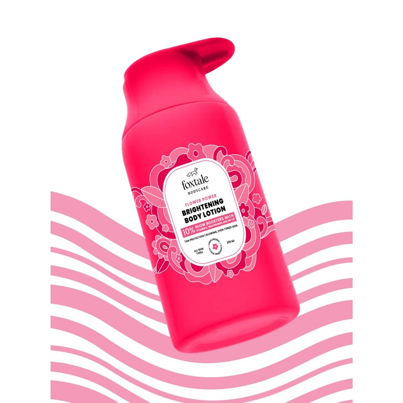 Foxtale SPF 30 Detan Brightening Body Lotion with Niacinamide & Vitamin C for Glowing Skin