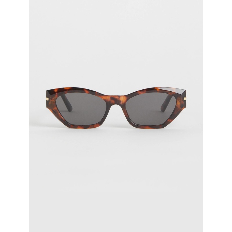 H&M Women Black Lens & Brown Cat-Eye Sunglasses