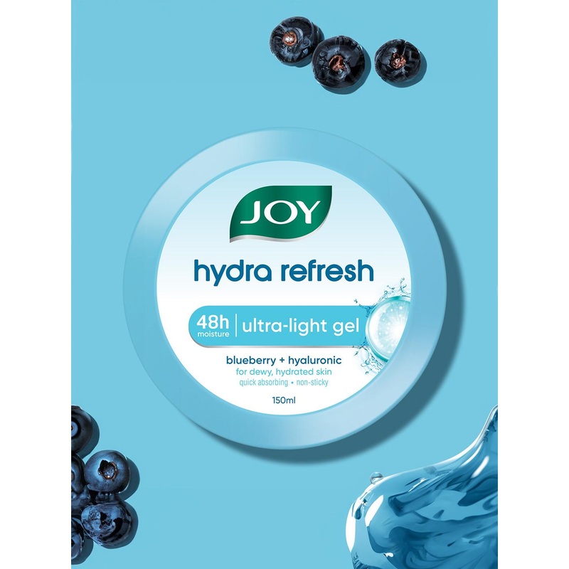 JOY Ultra Light Oil Free Face Moisturizer Gel with Hyaluronic Acid – 150ml