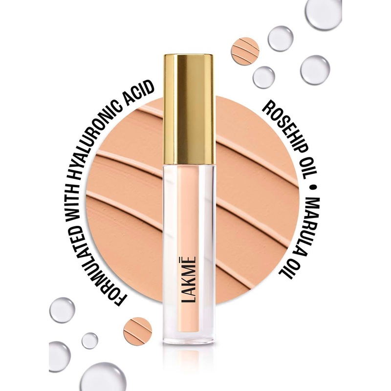 Lakme 9to5 Hya Matte Liquid Concealer With Hyaluronic Acid & Rosehip Oil 2ml – Ivory