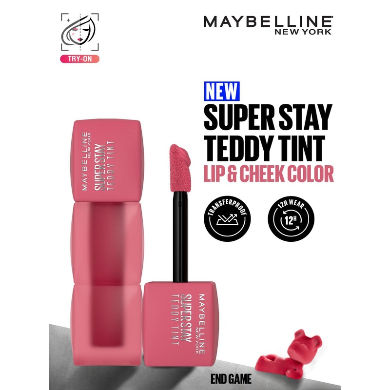 Maybelline New York Superstay Teddy Tint Lip & Cheek Color 5ml – End Game
