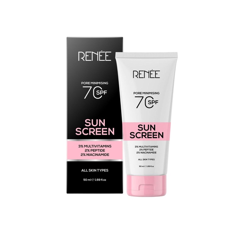 Renee Pore Minimizing SPF 70 Sunscreen with Multivitamins & Niacinamide – 50 ml
