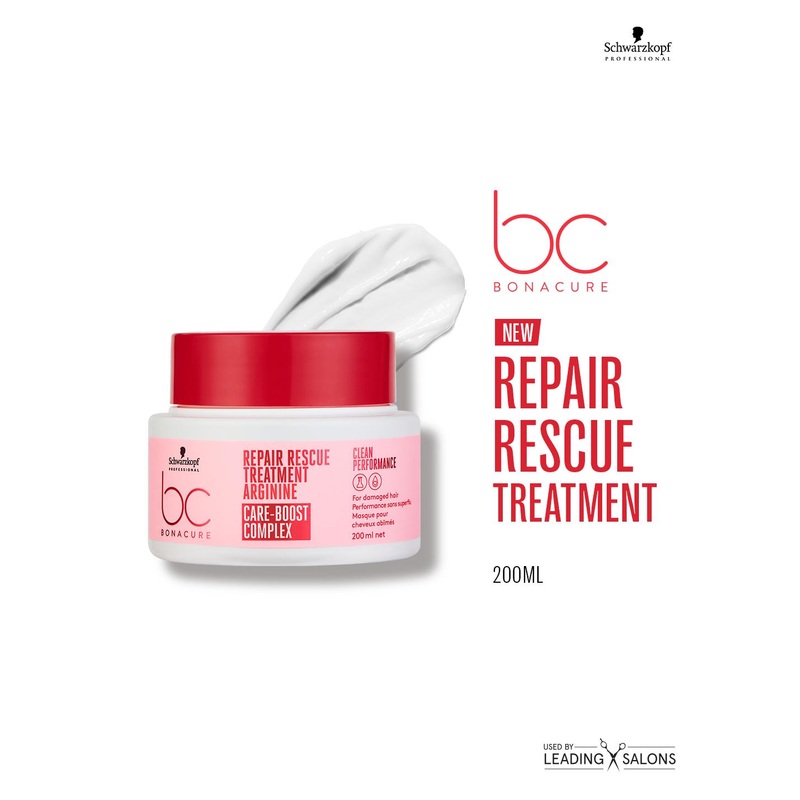 Schwarzkopf PROFESSIONAL Bonacure Repair Rescue Treatment Hair Mask with Arginine – 200ml
