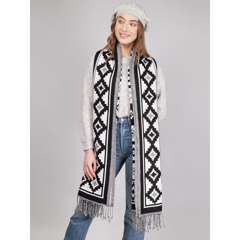 Anouk Women Self Design Wool Acrylic Scarf