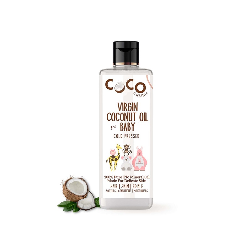 Coco Crush Cold Pressed 100% Pure Virgin Coconut Oil- 200ml