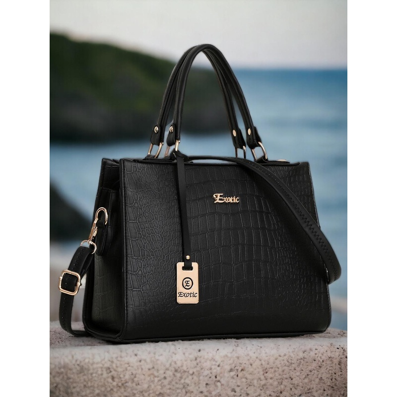 Exotic Textured PU Structured Handheld Bag