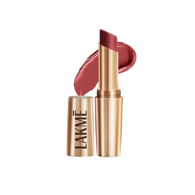Lakme 9to5 Powerplay Priming Matte Lipstick With Vit E Lasts 16Hr 3.6g – Roseatte Red