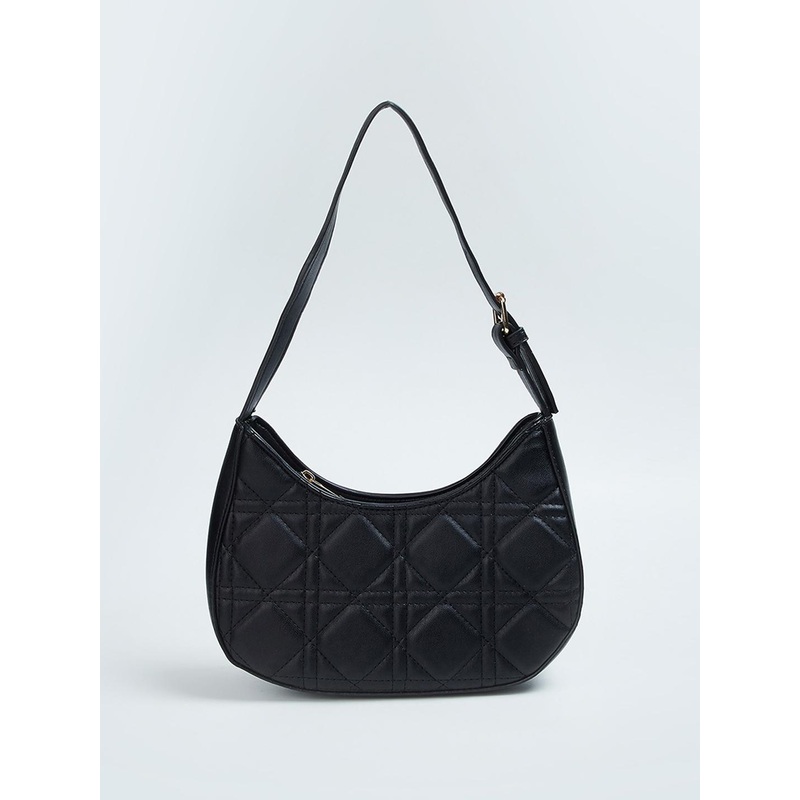 max Textured Half Moon Hobo Bag