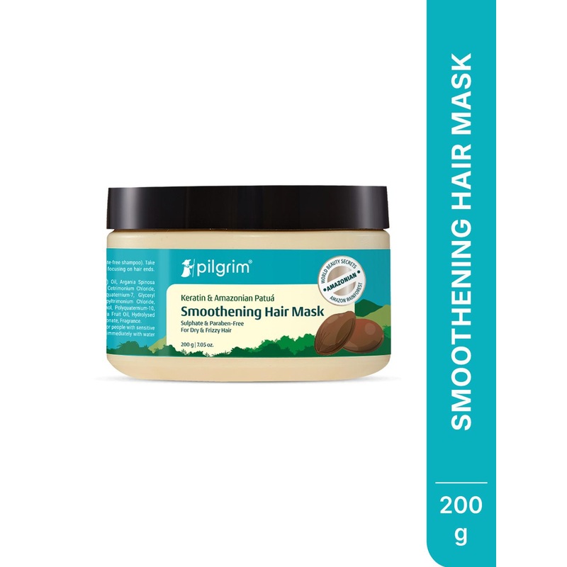 Pilgrim Patua & Keratin Smoothening Hair Care Mask for Smooth Healthy & Shiny Hair – 200g
