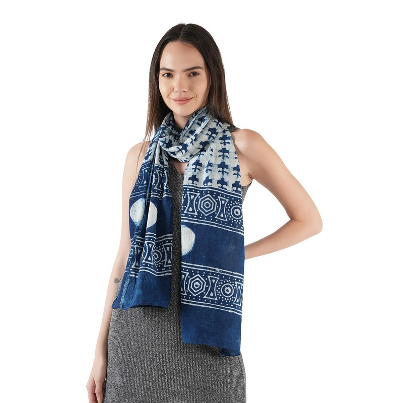 Style Shoes Women Ethnic Motifs Printed Stole