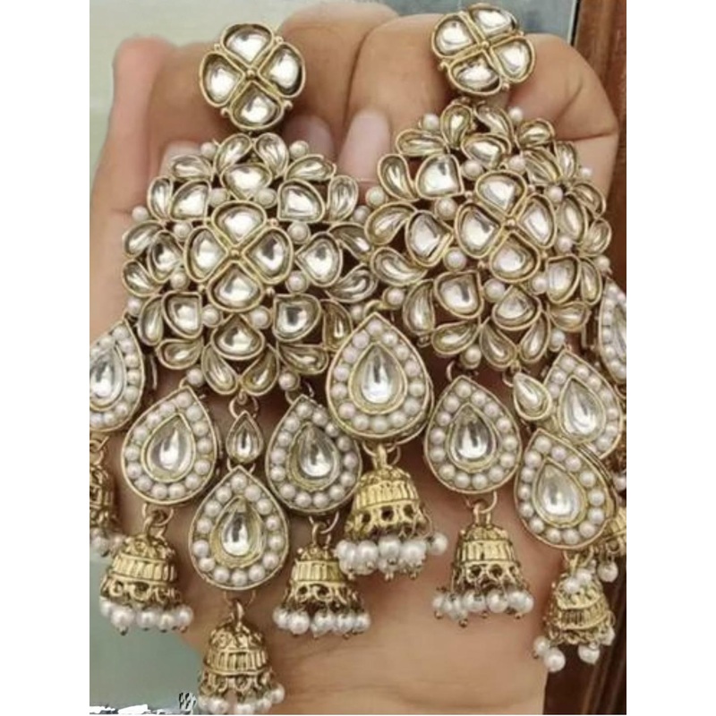 UWISH Gold-Plated Alloy Drop Earrings