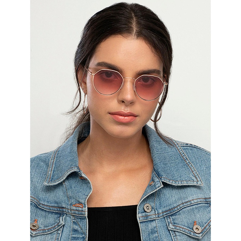 Vincent Chase by Lenskart Women Round Sunglasses With UV Protected Lens