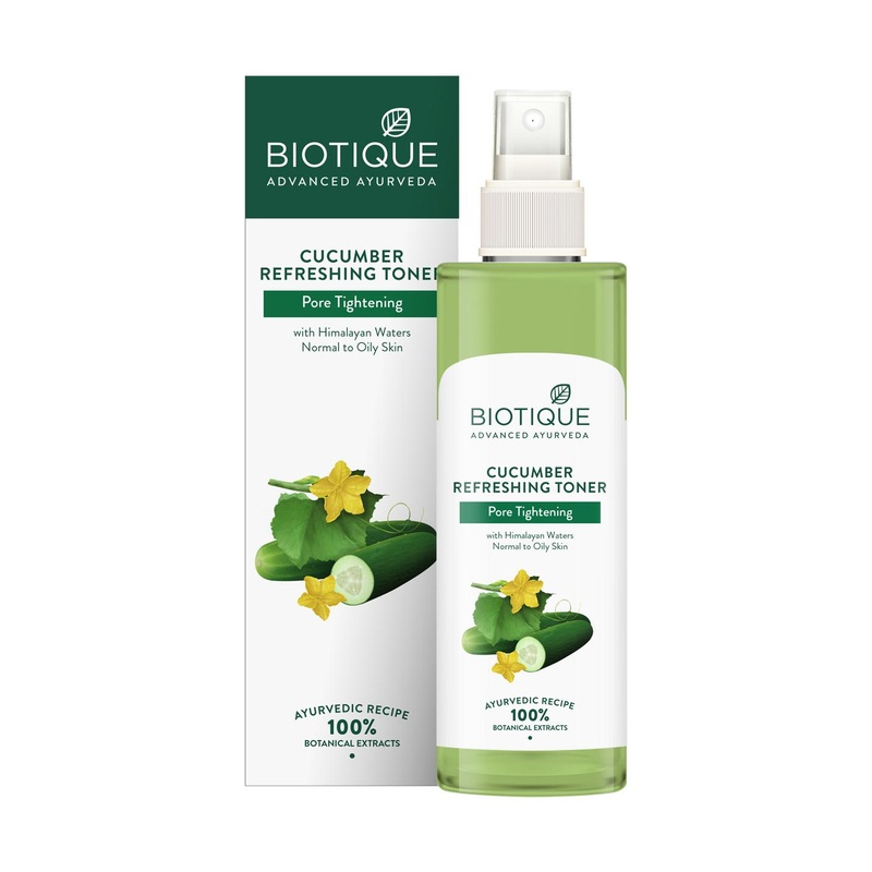 Biotique Cucumber Pore Tightening Refreshing Toner with Himalayan Waters – 200 ml