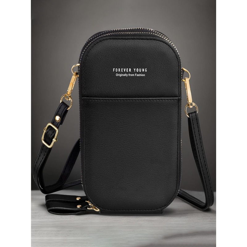 Diva Dale PU Structured Mobile Holder Sling Bag