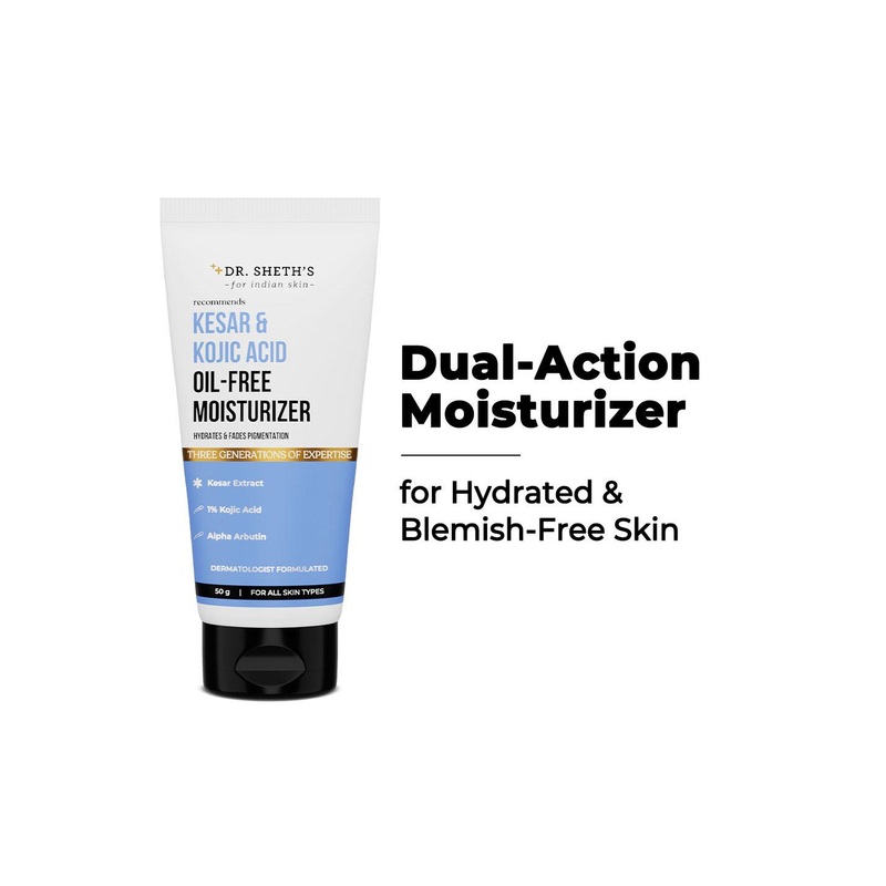 DR. SHETHS Kesar & Kojic Acid Oil Free Moisturizer – 50 g