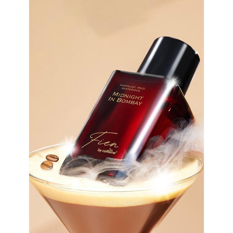 FIEN by mCaffeine Unisex Midnight in Bombay Woody Coffee EDP – 12 Hrs Stay – 100ml
