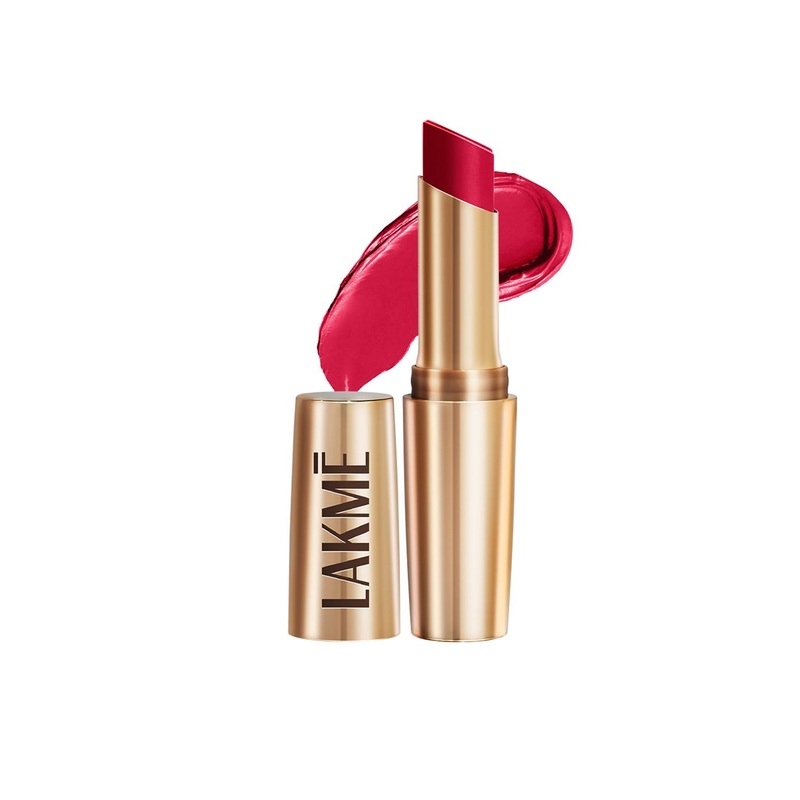 Lakme 9to5 Powerplay Priming Matte Lipstick With Vit E Lasts 16Hr 3.6g – Iconic Red