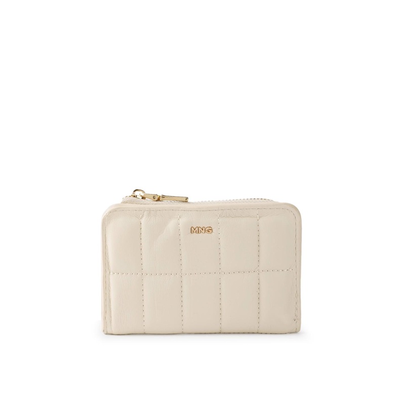 MANGO Women Quilted Two Fold Wallet