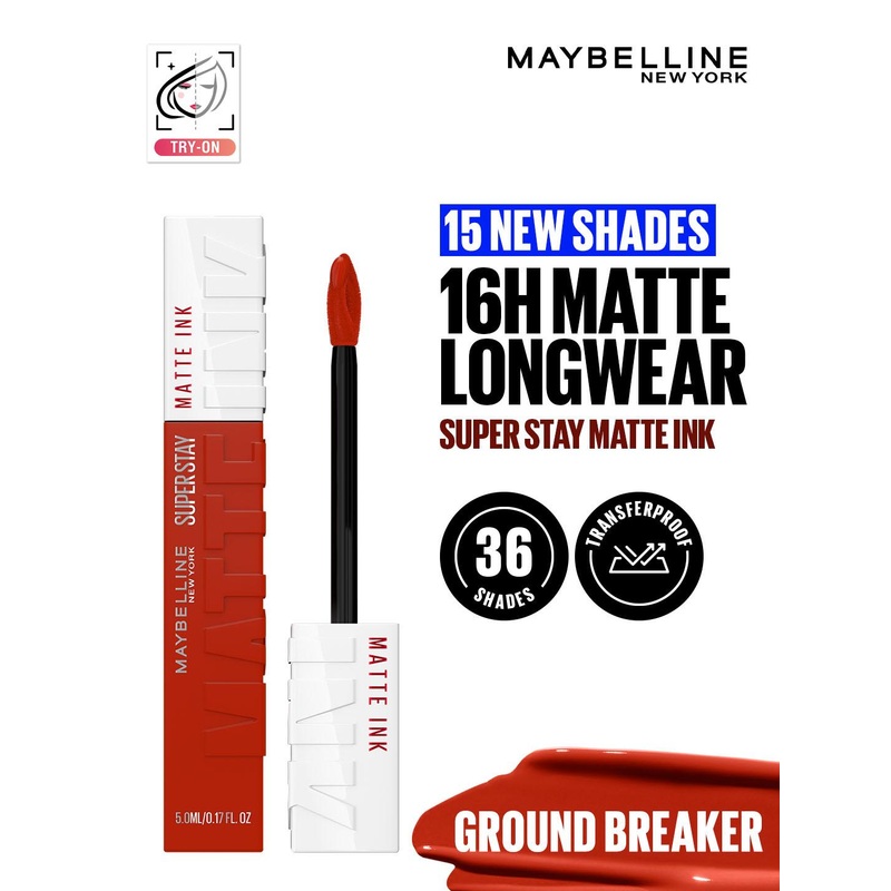 Maybelline New York Super Stay Matte Ink Liquid Lip Color – 117 Ground Breaker