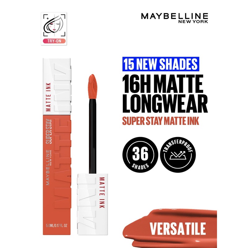 Maybelline New York Super Stay Matte Ink Liquid Lipstick 5 ml – Versatile 210